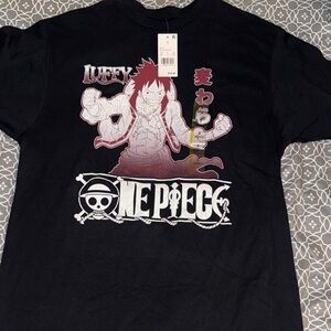 Black One Piece Graphic T-Shirt